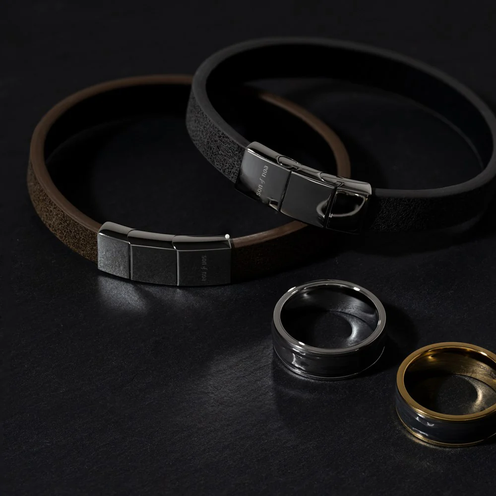 SON armbånd brun kalveskind - Image 2