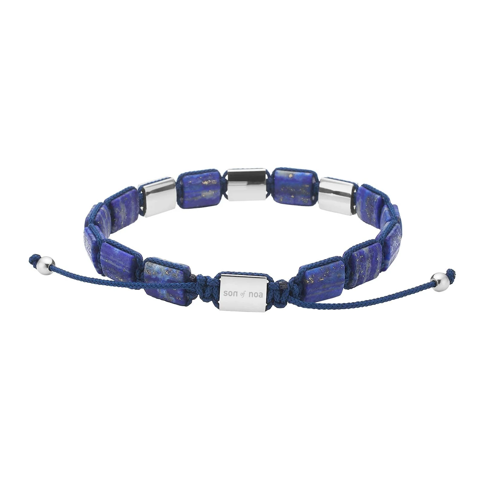 SON armbånd lapis og stål - Image 2
