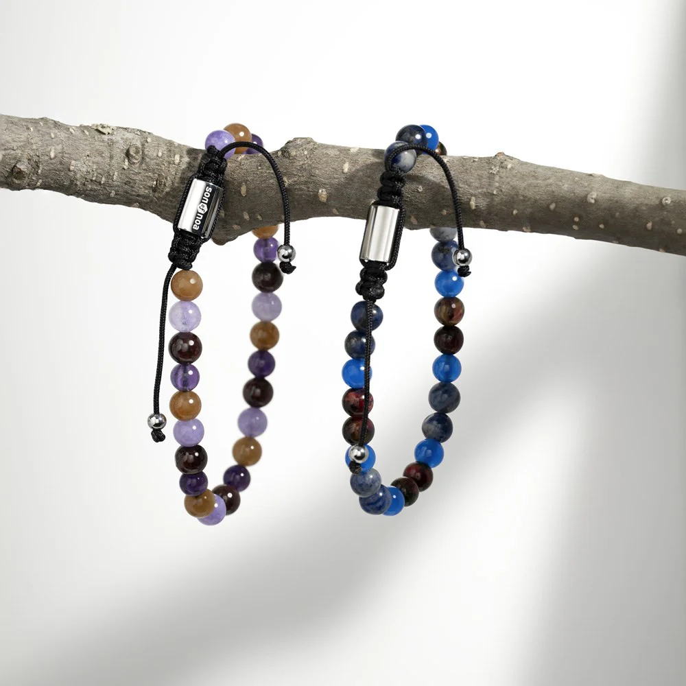 SON armbånd lilla 6mm, 19cm - 25cm - Image 2
