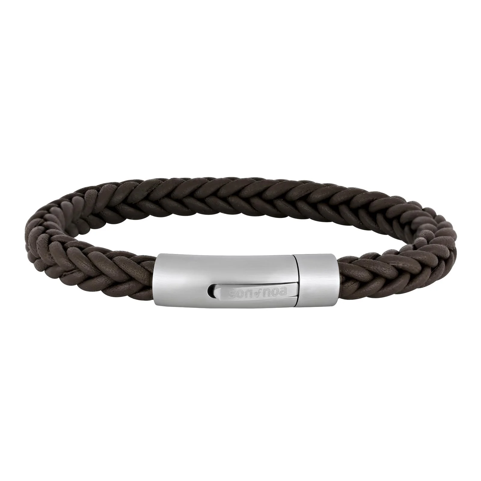 SON armbånd mørkebrun kalveskind