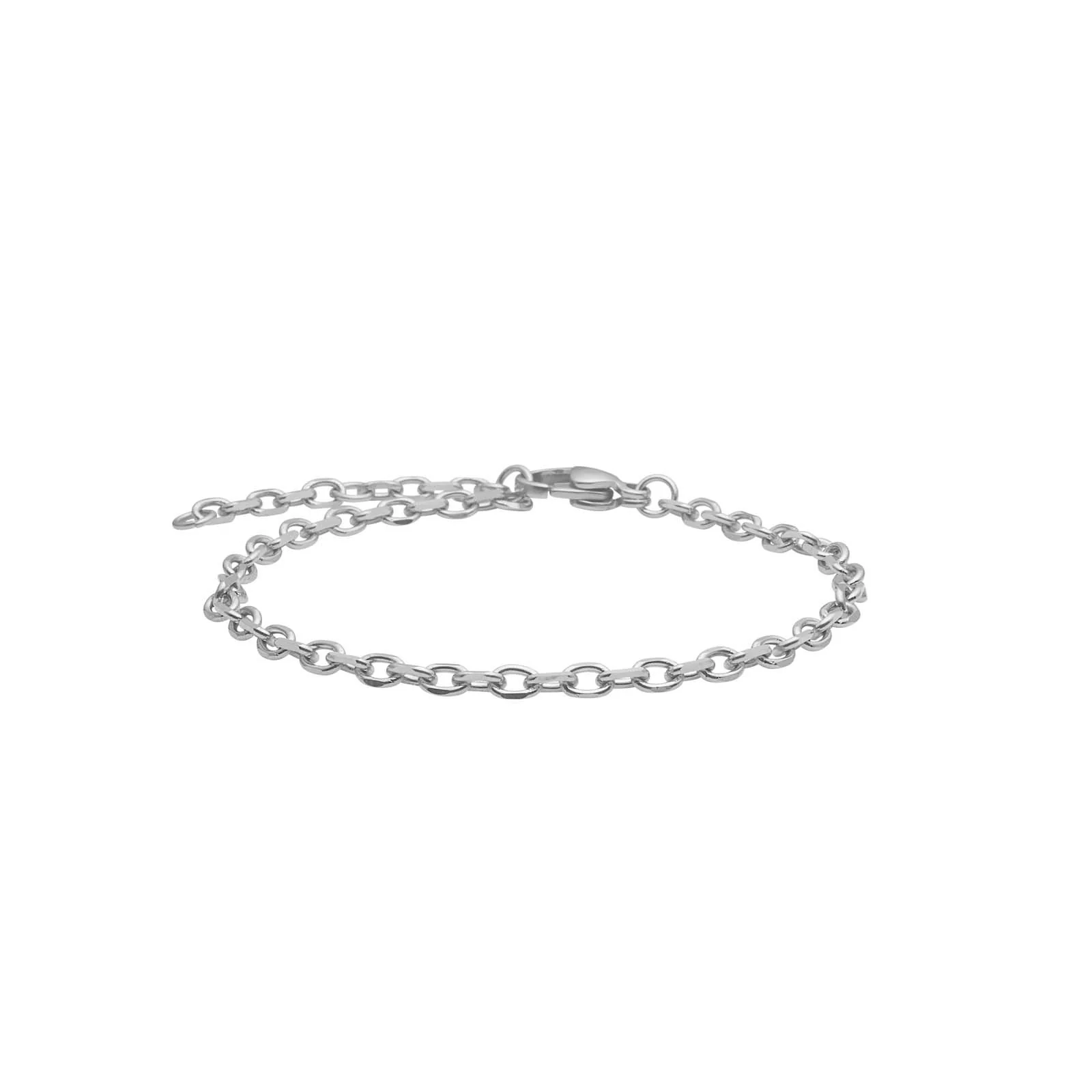 SON armbånd stål, anker facet 16+3cm