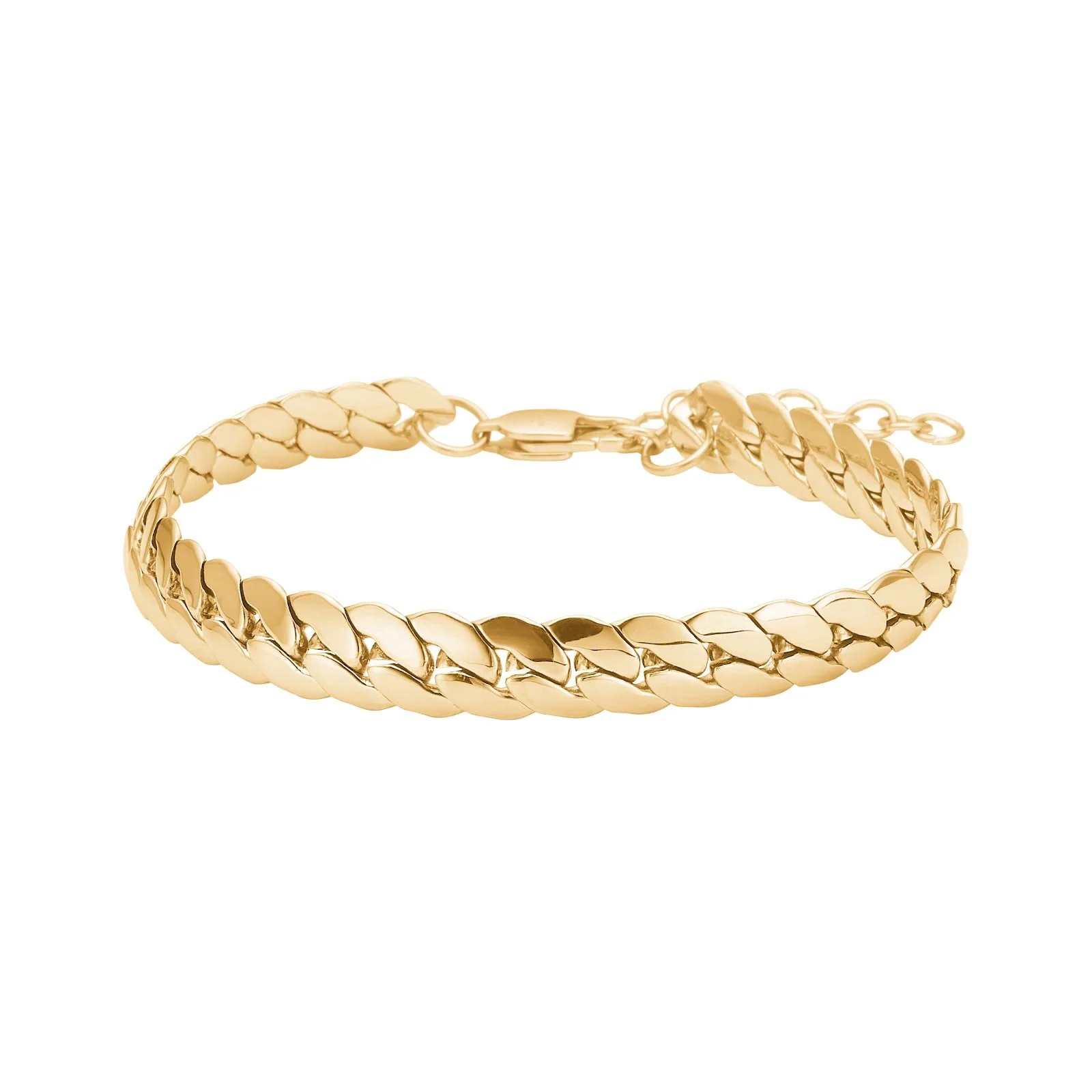 SON armbånd stål IP gold
