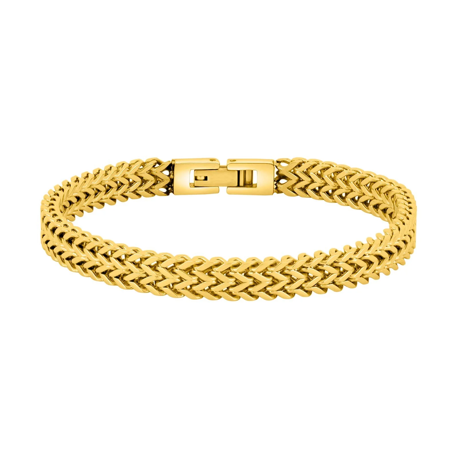 SON armbånd stål IP gold