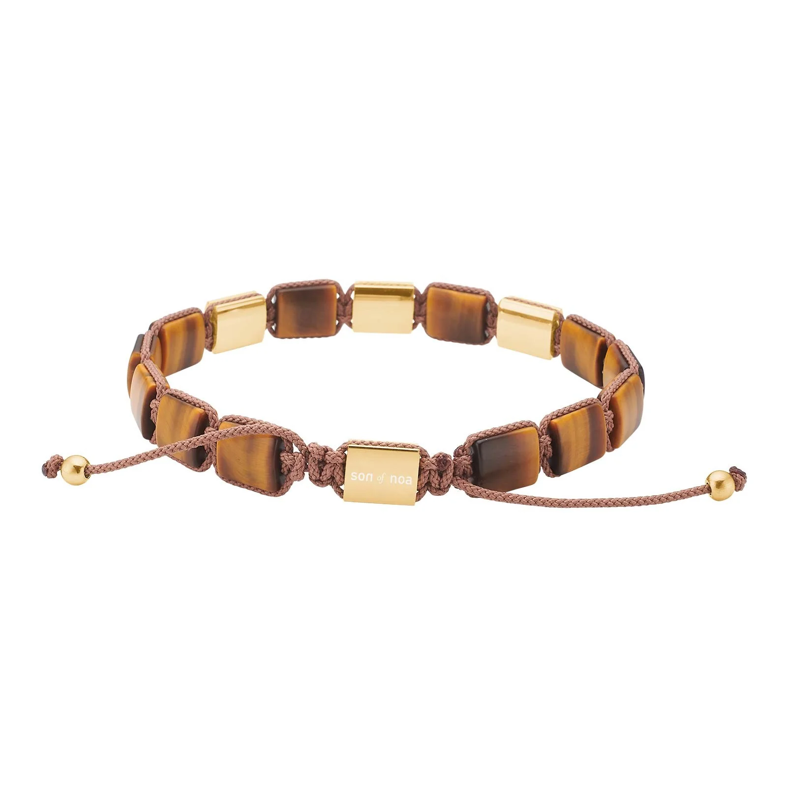 SON armbånd yellow tiger eye og IP gold - Image 2