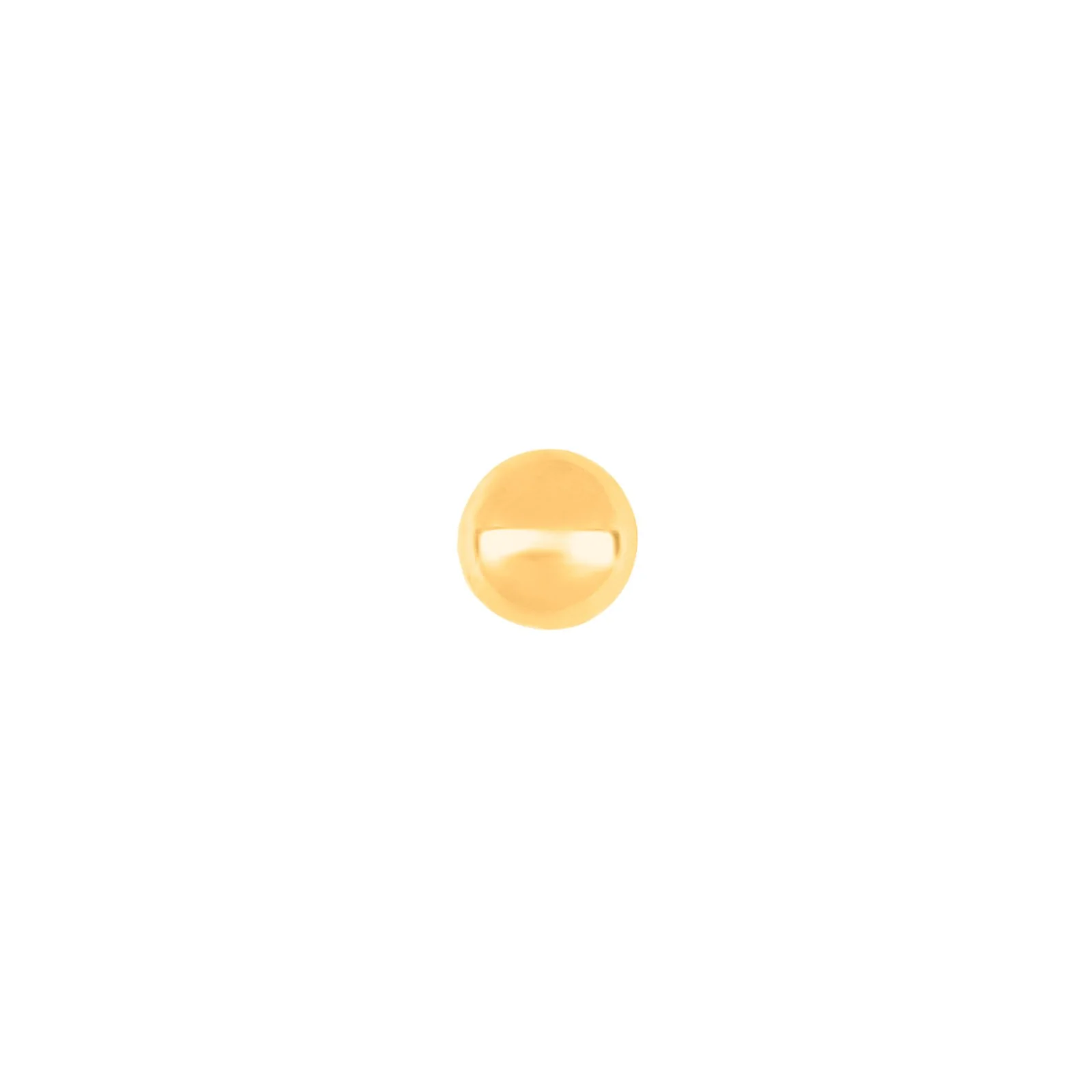 SON forg. sølvørestik kugle 3mm 1 stk. - Image 2