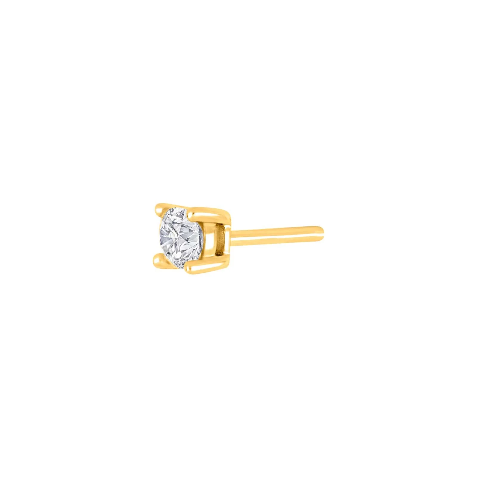 SON stål ørestik IP gold 3mm grab 1 stk. - Image 2