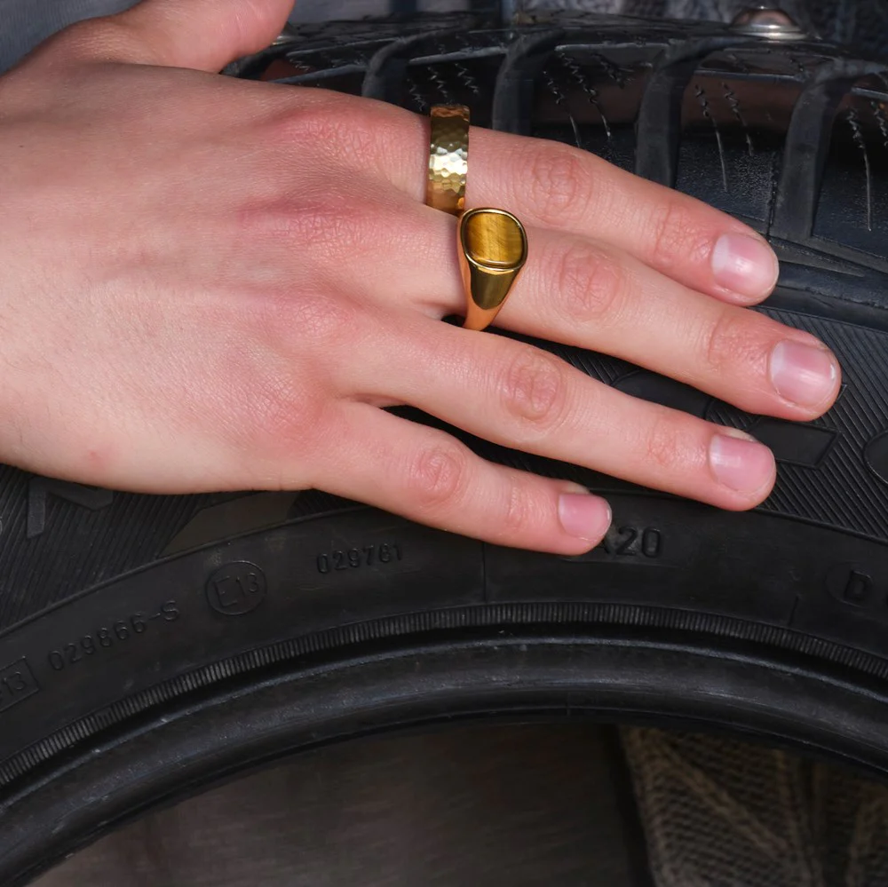 SON stål ring hamret - Image 3