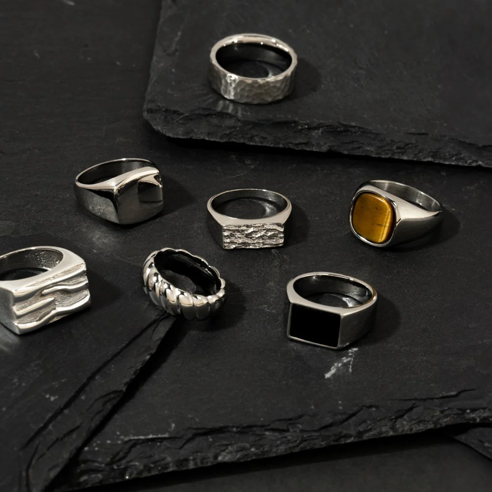 SON stål ring hamret - Image 4
