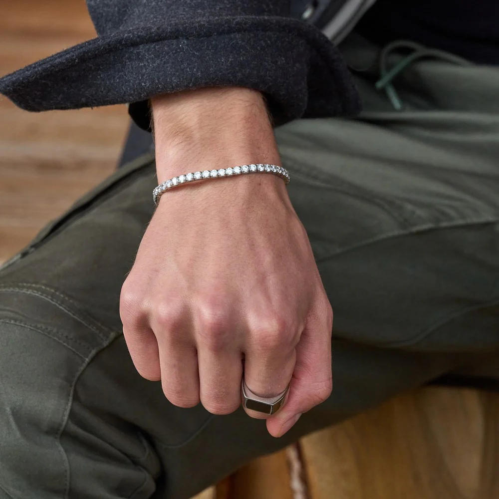 SON tennisarmbånd stål - Image 2