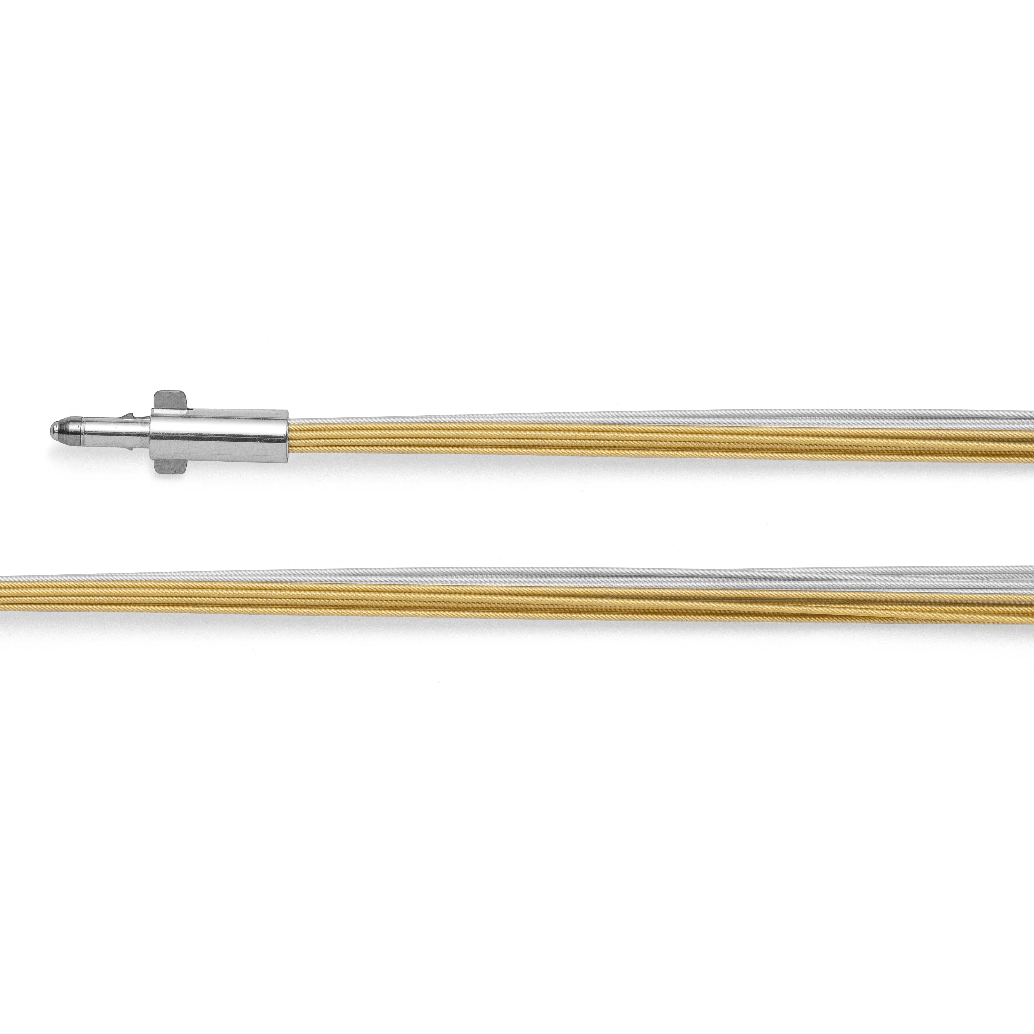 Stål 16 rækker, tofarvet 0,5mm, 50cm