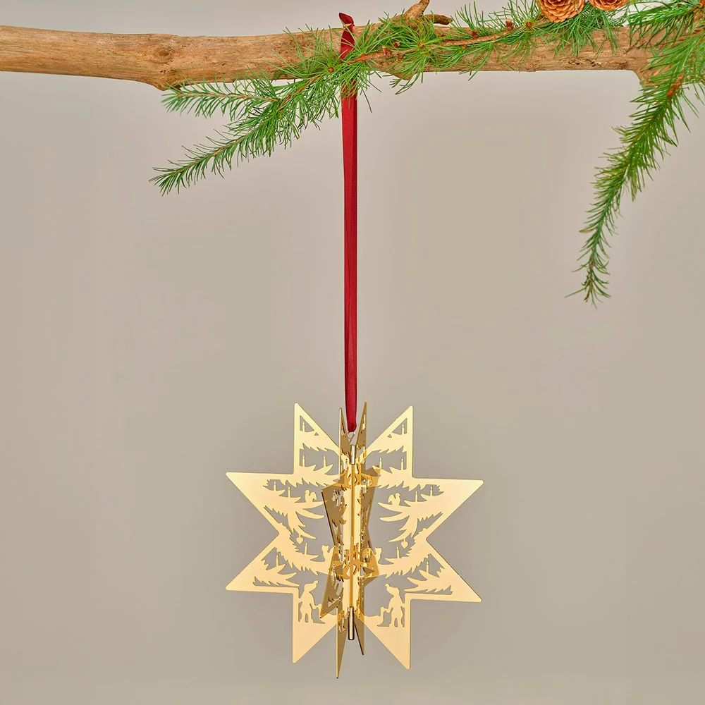 Topstjerne - forgyldt 16,5cm - Image 5