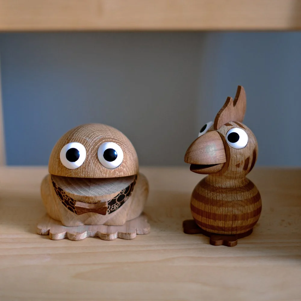 Træfigur, Kaj 8cm, Egetræ - Image 2